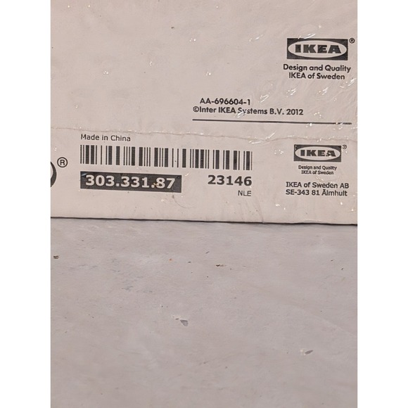 IKEA Blast Curtain Rod End Set of 2 White - Picture 4 of 7